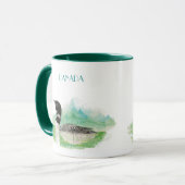 Canada Souvenir Loon Tasse (Vorderseite Links)