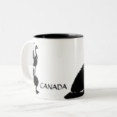 Canada Souvenir Mug Coffee Cup Canada Goose Cup Zweifarbige Tasse (Vorderseite Links)