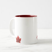Canada Souvenir Mug Coffee Cup Maple Leaf Cup Zweifarbige Tasse (Vorderseite Links)