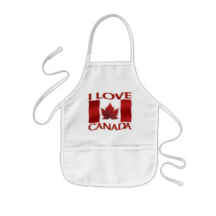 Canada Souvenir Schürze Kid's I Liebe Kanada Schür