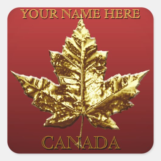 Canada Souvenir Stickers Custom Canada Sticker (Vorderseite)