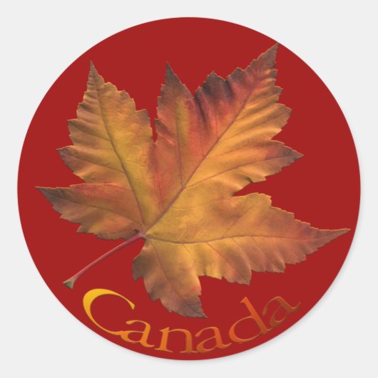Canada Souvenir Stickers Maple Leaf Canada Sticker (Vorderseite)