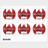 Canada Souvenir Stickers Personalisiert Canada Gif (Blatt)