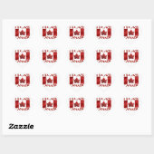 Canada Souvenir Stickers Red Maple Leaf Stickers (Blatt)