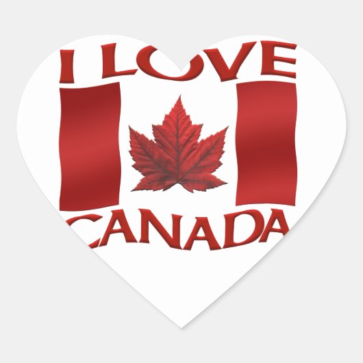 Canada Souvenir Stickers Red Maple Leaf Stickers (Vorderseite)