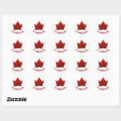 Canada Souvenir Stickers Red Maple Leaf Stickers (Blatt)