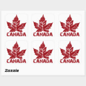 Canada Souvenir Stickers Red Maple Leaf Stickers (Blatt)