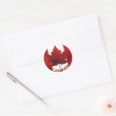 Canada Souvenir Stickers Red Maple Leaf Stickers (Umschlag)