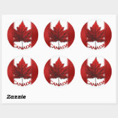 Canada Souvenir Stickers Red Maple Leaf Stickers (Blatt)