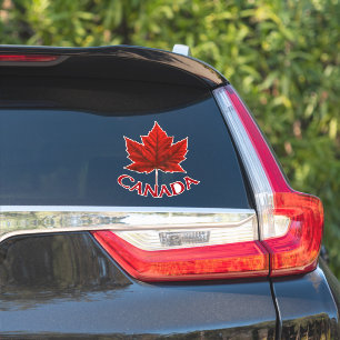 Canada Souvenir Stickers Red Maple Leaf Stickers Aufkleber