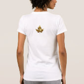Canada Souvenir T - Shirt Gold Maple Leaf (Rückseite)