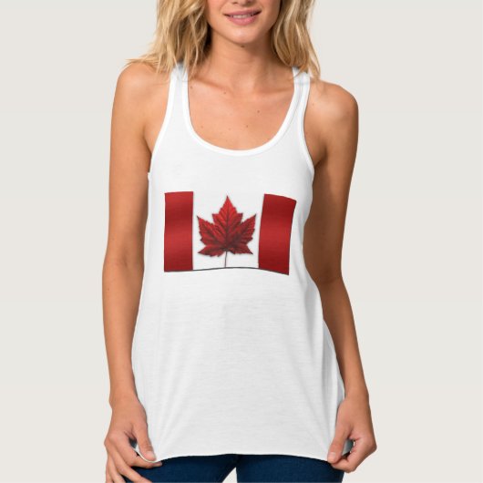 Canada Souvenir Tank Top Canada Maple Leaf Tops (Vorderseite)