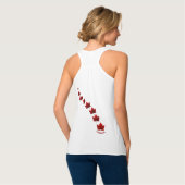 Canada Souvenir Tank Top Canada Mapsleaf Tops (Rückseite Vollansicht)