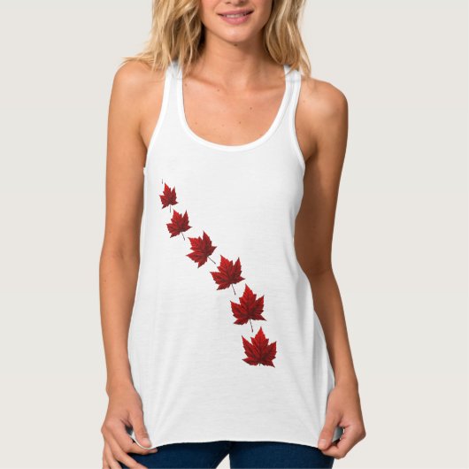Canada Souvenir Tank Top Canada Mapsleaf Tops (Vorderseite)