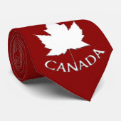 Canada Souvenir Tie Fun Canada Maple Leaf Ties Krawatte (Gerollt)