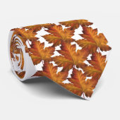 Canada Souvenir Tie Fun Gold Canada Maple Leaf Tie Krawatte (Gerollt)