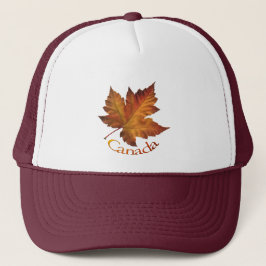 Canada Souvenir Trucker Cap Maple Leaf Canada Caps Truckerkappe