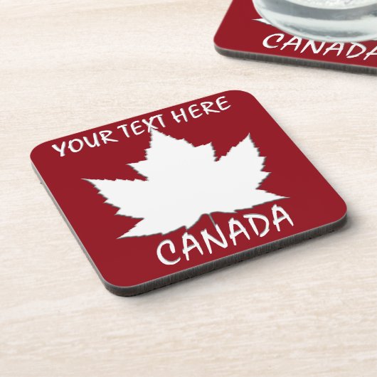 Canada Souvenir Untersetzer Custom Canada Unterset (Linke Seite)