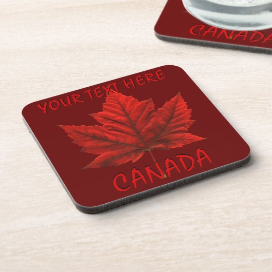Canada Souvenir Untersetzer Custom Canada Unterset (Linke Seite)