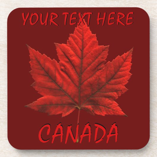 Canada Souvenir Untersetzer Custom Canada Unterset (Vorderseite)