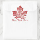 Canada Stickers Personalisiert Maple Leaf Stickers (Tasche)