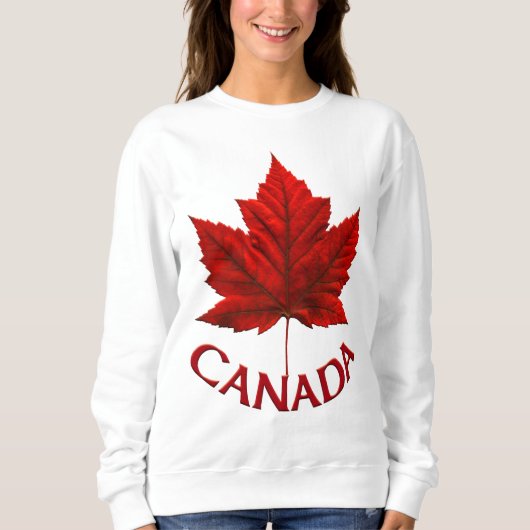 Canada Sweatshirt Women's Canada Shirts Anpassen (Vorderseite)