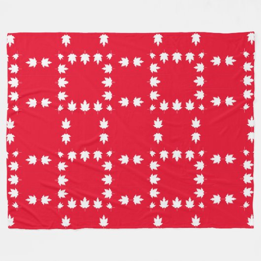 Canada-Tagesdecke Fleecedecke (Vorderseite (Horizontal))