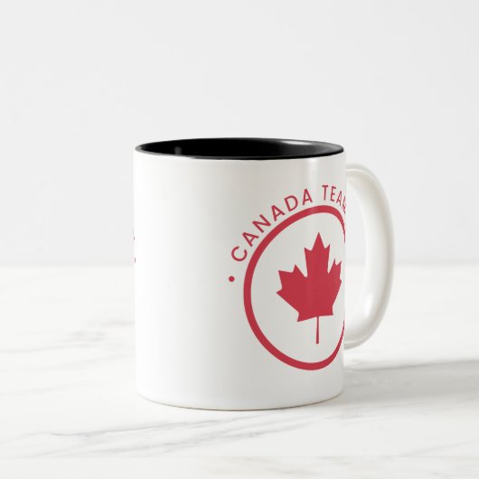 Canada Team Eh Coffee Tasse (VorderseiteRechts)