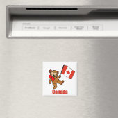 Canada Teddy Bear Magnet (In Situ (Geschirrspüler))