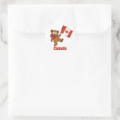 Canada Teddy Bear Sticker (Tasche)