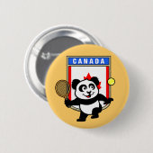 Canada Tennis Panda Button (Vorne & Hinten)