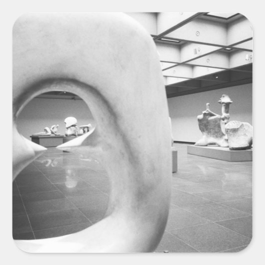 CANADA, Toronto: Kunstgalerie von Ontario (AGO) Quadratischer Aufkleber (Vorderseite)