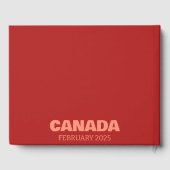 Canada travel coffee table book gästebuch (Rückseite)