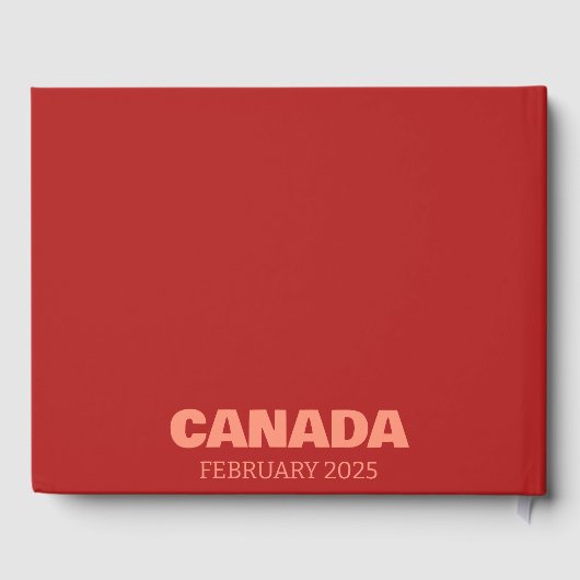 Canada travel coffee table book gästebuch (Rückseite)