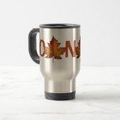 Canada Travel Mugs Canada Maple Leaf Souvenir Cup Reisebecher (Vorderseite Links)