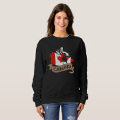 Canada USA America Hockey Canadian Maple Leaf  4 Sweatshirt (Vorne ganz)