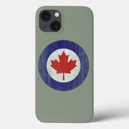 Canada Vintage Roundel Rugged iPhone case (Rückseite)