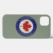 Canada Vintage Roundel Rugged iPhone case (Rückseite (Horizontal))