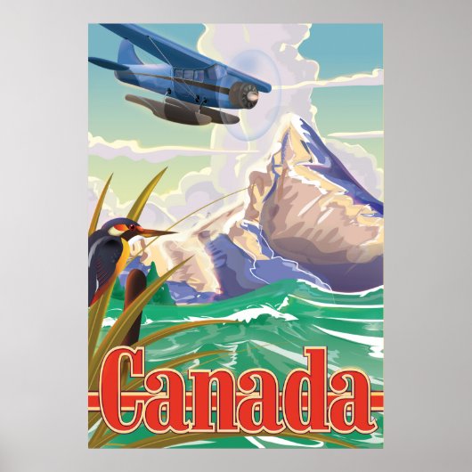 Canada Vintage Travel Poster (Vorne)