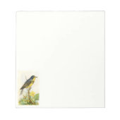 Canada Warbler Bird Notepad Notizblock (Vorderseite)