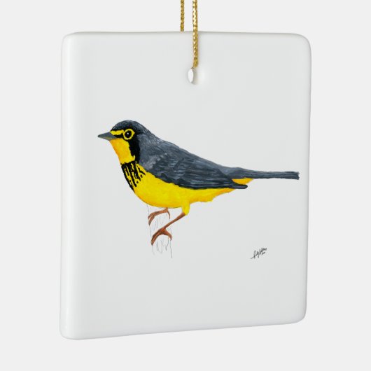 Canada Warbler Keramikornament (Rechts)