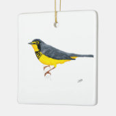 Canada Warbler Keramikornament (Links)