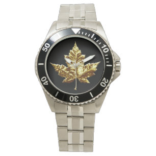 Canada Watch Gold Canada Souvenir Wrist Watches Armbanduhr