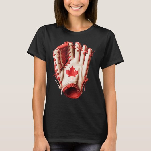 Canada Women Men Baseball T-Shirt (Vorderseite)