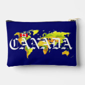 CANADA WORLD MAP ZUBEHÖRTASCHE (Rückseite)