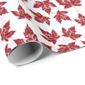Canada Wrapping Paper Cool Canada Souvenir Paper Geschenkpapier (Rolleneckpunkt)