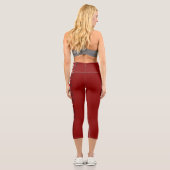 Canada Yoga Pants Canada Maple Leaf Team Pants Capri Leggings (Rückseite)