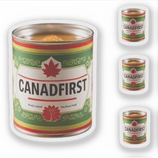 CANADAFIRST CAN AUFKLEBER (Vorderseite)