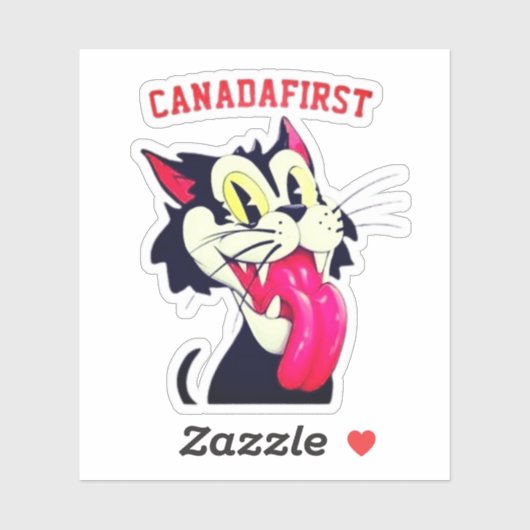 CANADAFIRST CAT AUFKLEBER (Blatt)