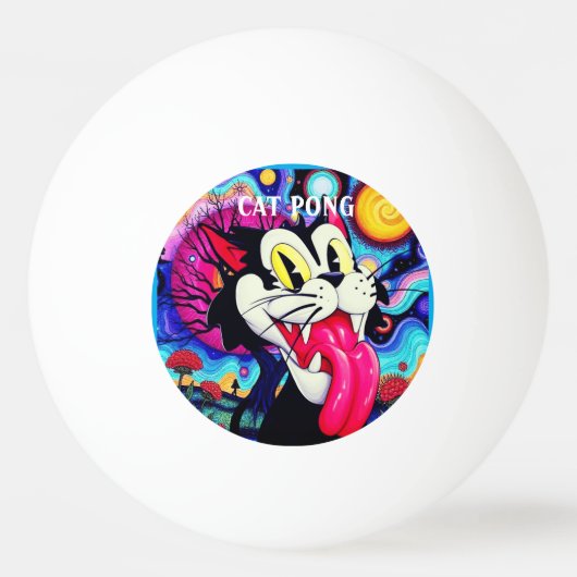 CANADAFIRST CAT TISCHTENNISBALL (Vorderseite)